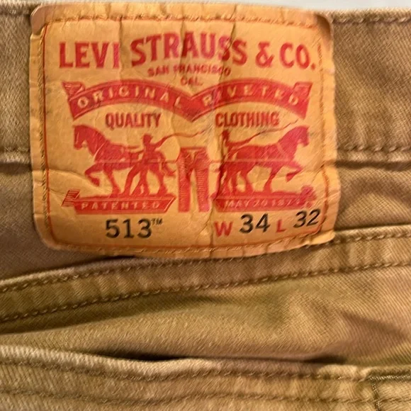Men’s Levi’s  513. Size 34x32 - Picture 3 of 3